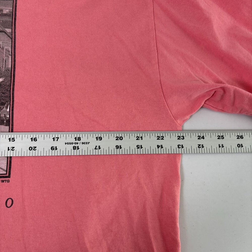 TSC West Heavy Weight T Shirt San Francisco Cable Car Size XL Pink Cotton - Picture 9 of 11